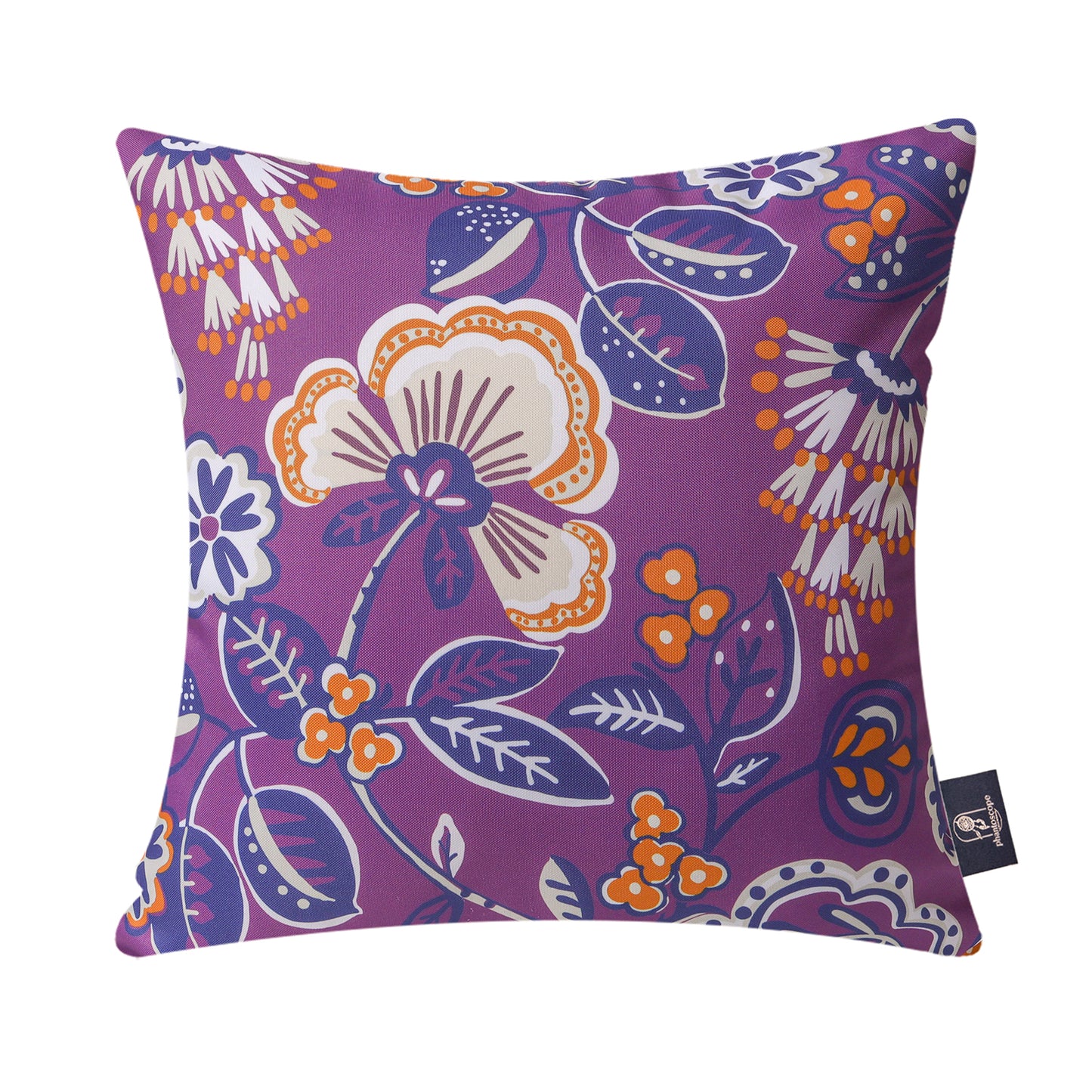 Dahlia Printed Waterproof Throw Pillow Set,18*18