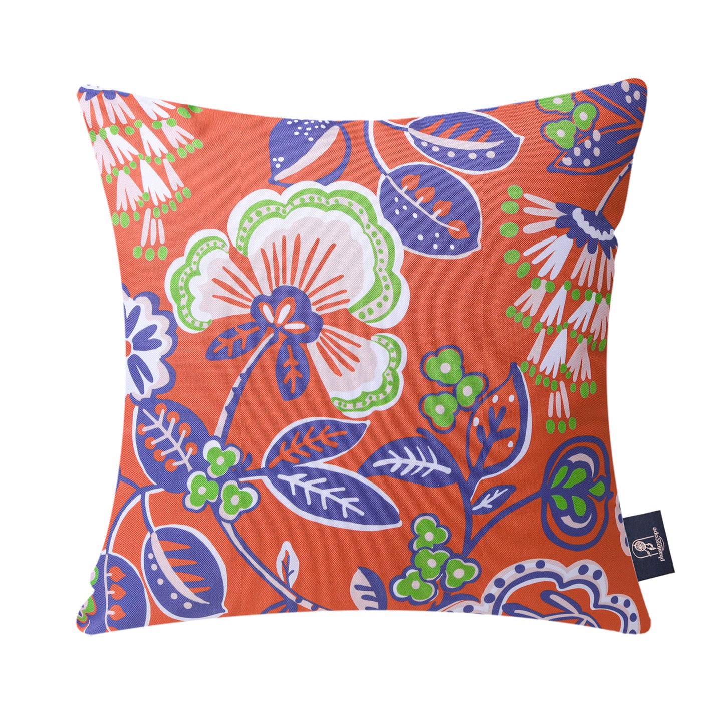 Dahlia Printed Waterproof Throw Pillow Set,18*18