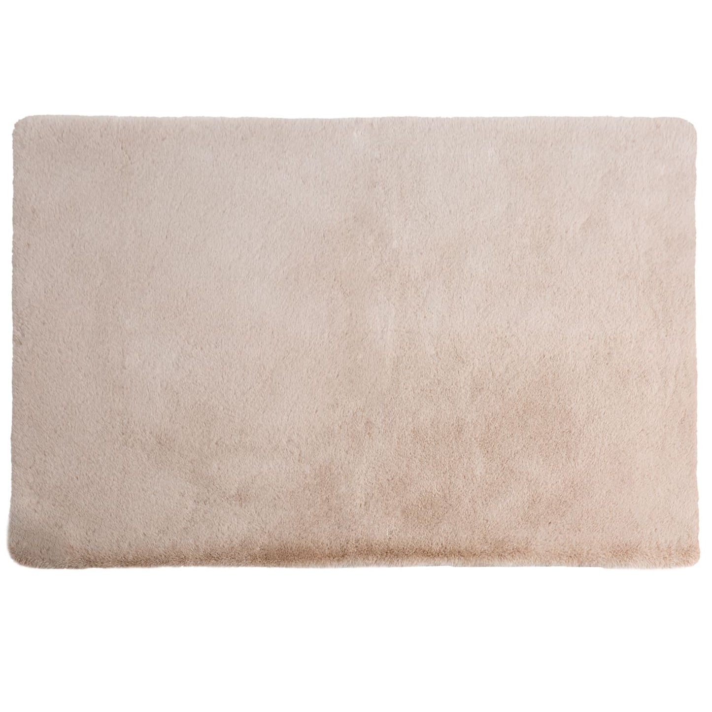 Deluxe Soft Faux Rabbit Fur Collection Decorative Home Decor Modern Area Rug, 2*3ft