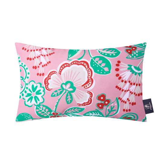 Dahlia Printed Waterproof Throw Pillow Set,12*20