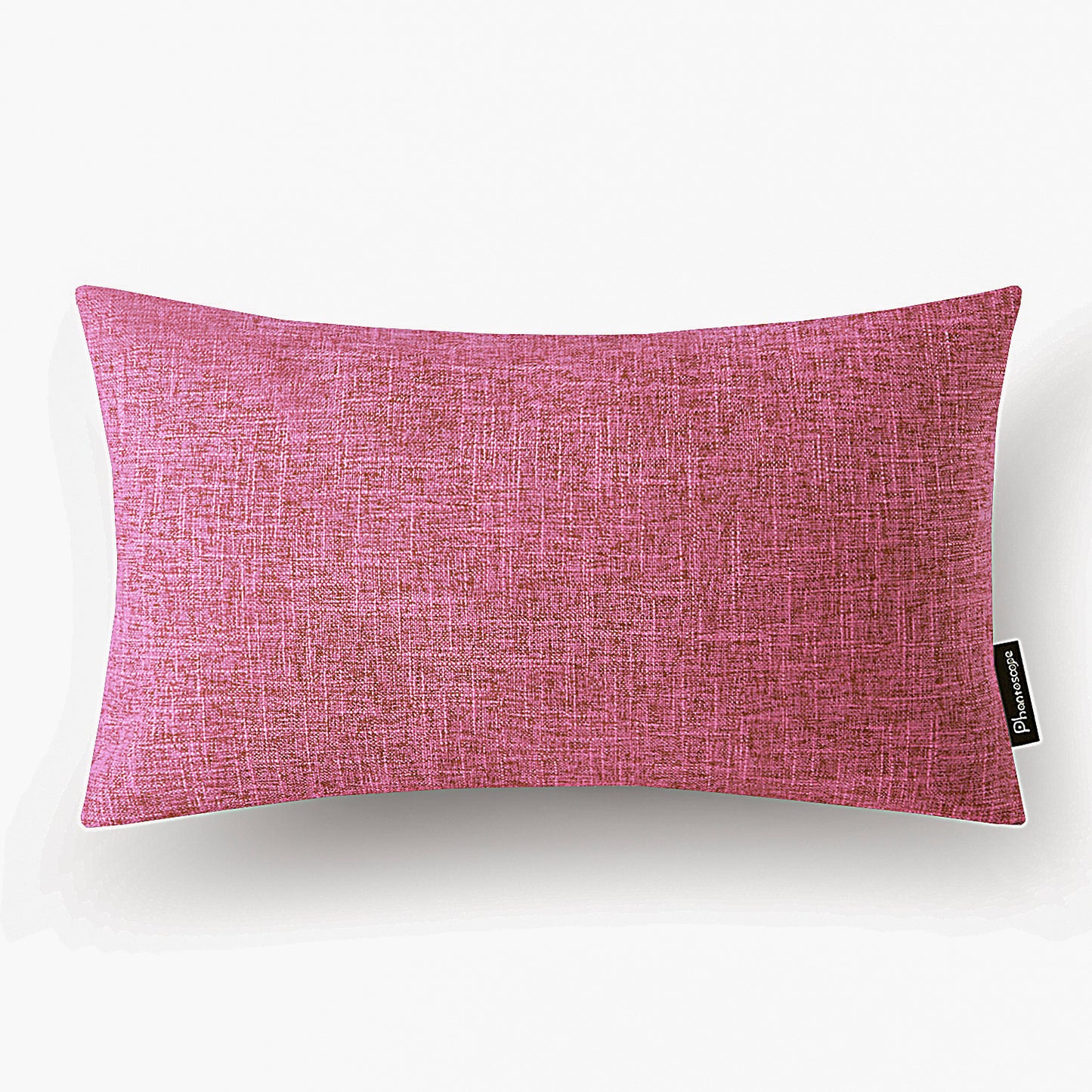 Textural Faux Linen Series Decorative Throw Pillow Covers, 12*20*2,1 Pack Of 2