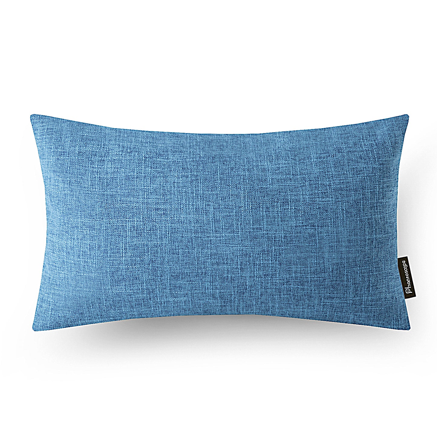 Textural Faux Linen Series Decorative Throw Pillow Covers, 12*20*2,1 Pack Of 2