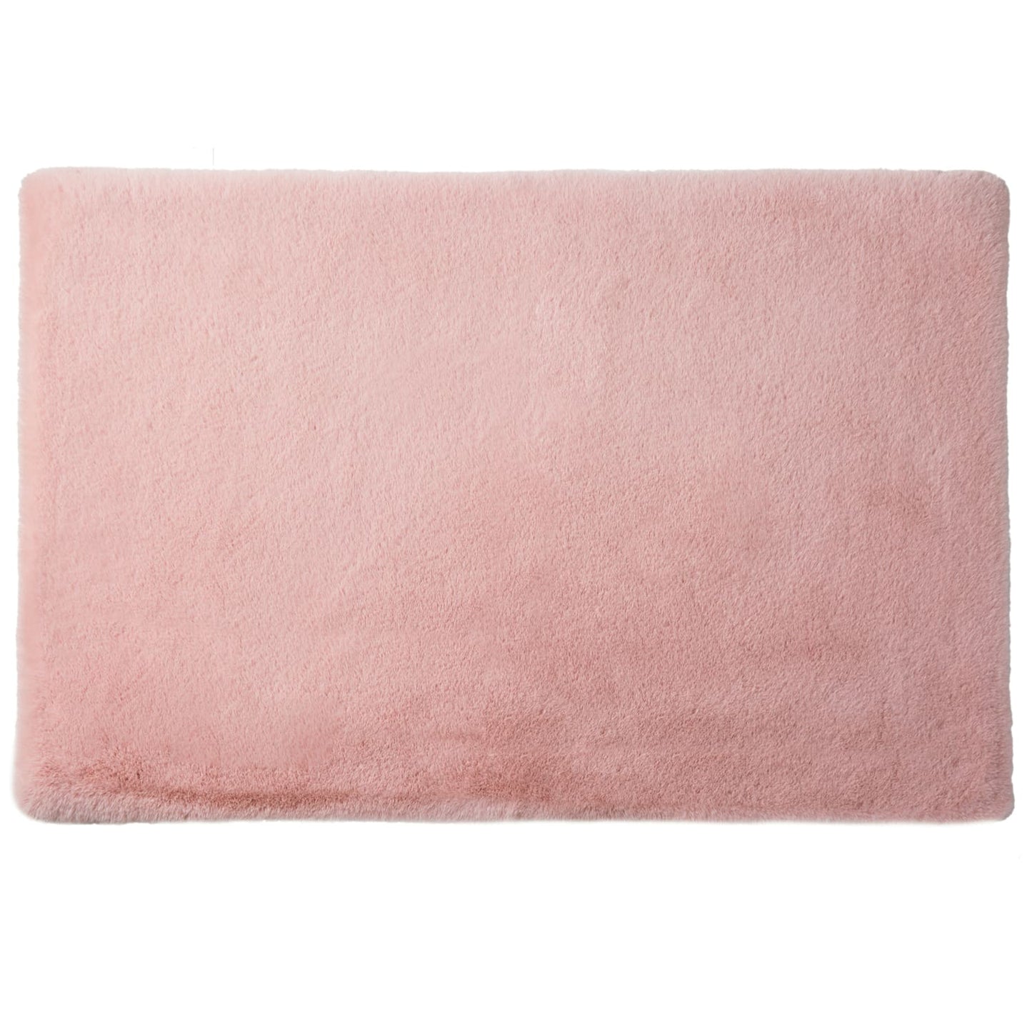 Deluxe Soft Faux Rabbit Fur Collection Decorative Home Decor Modern Area Rug, 2*3ft